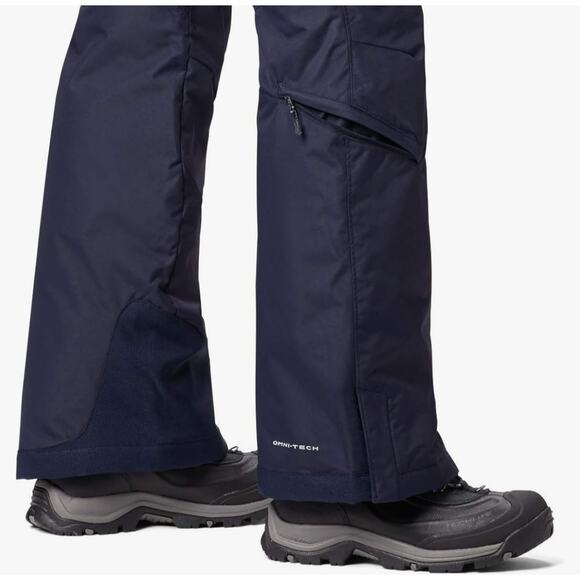 NWT Columbia Bugaboo Omni-Heat Ski Snow Pants Waterproof Navy Blue Small Short - Picture 3 of 15
